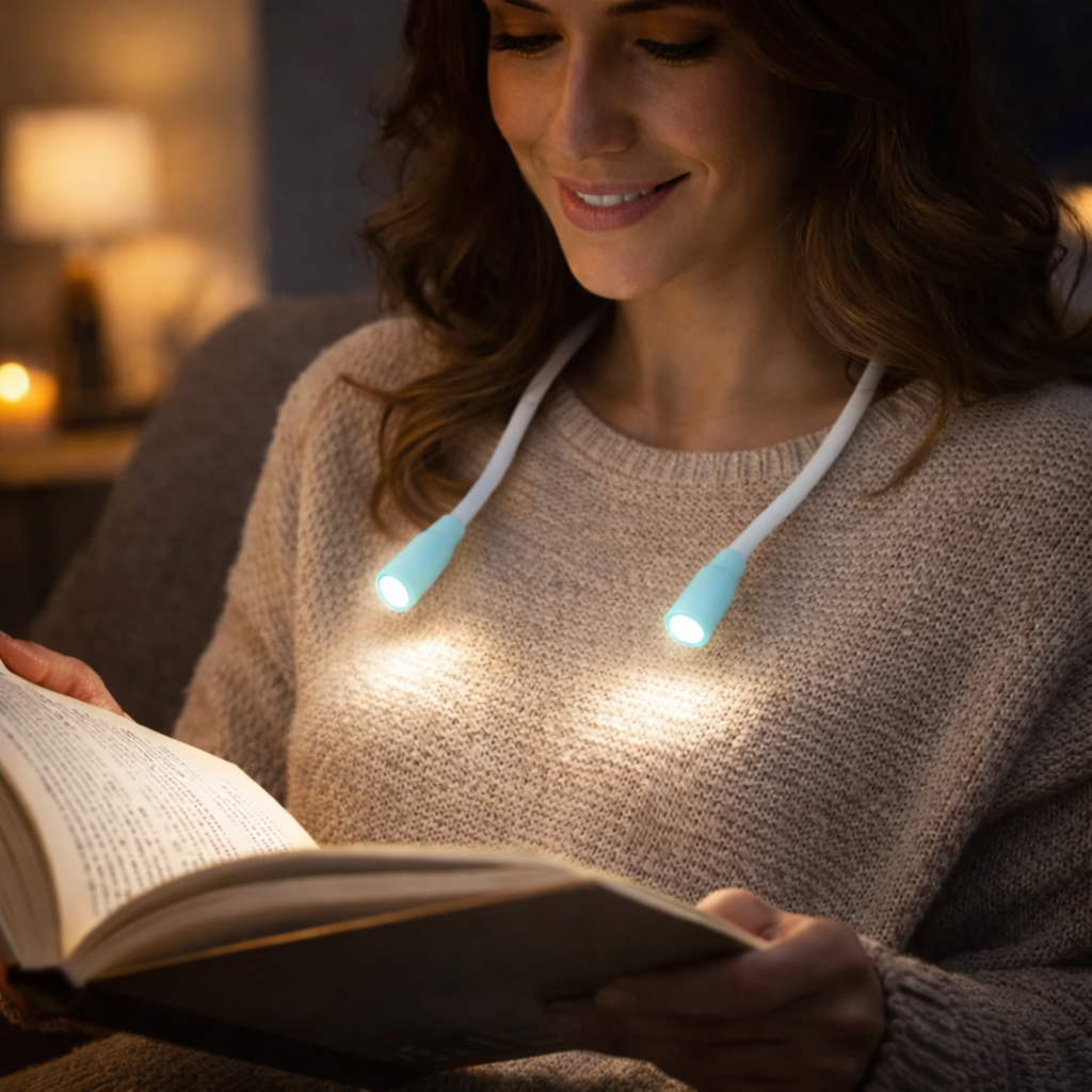 LED Lamp Neklamp Dimbare USB Oplaadbare Leesverlichting