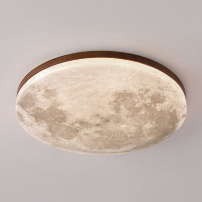 Plafondlamp LED Rond Modern Hout Acryl Woonkamer