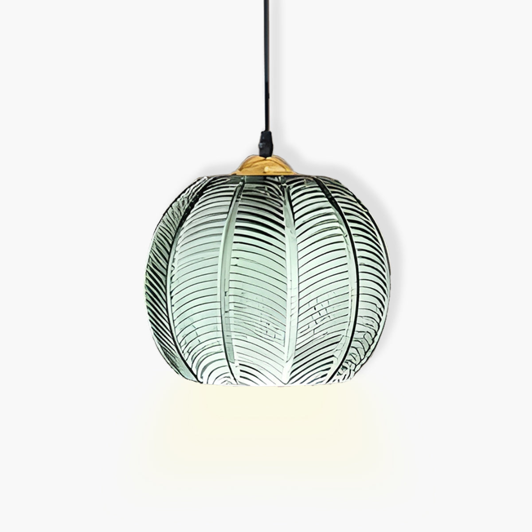 Retro LED Hanglamp van Ijzer en Glas
