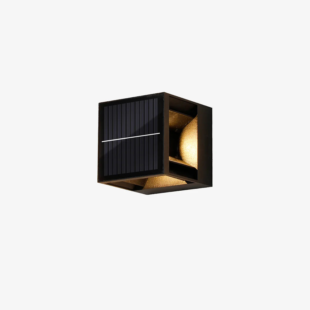 SolarGlow Vierkante Tuin Wandlampen