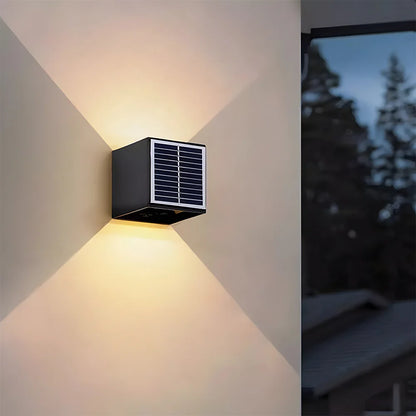 SolarGlow Vierkante Tuin Wandlampen