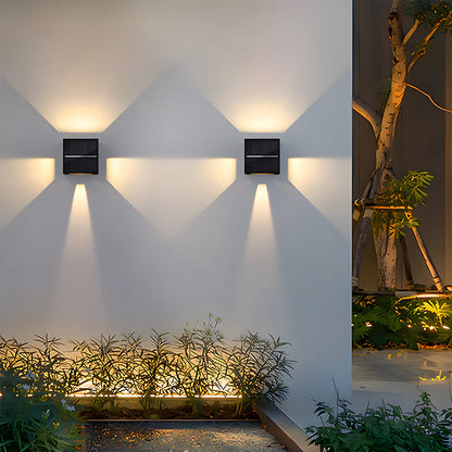 SolarGlow Vierkante Tuin Wandlampen