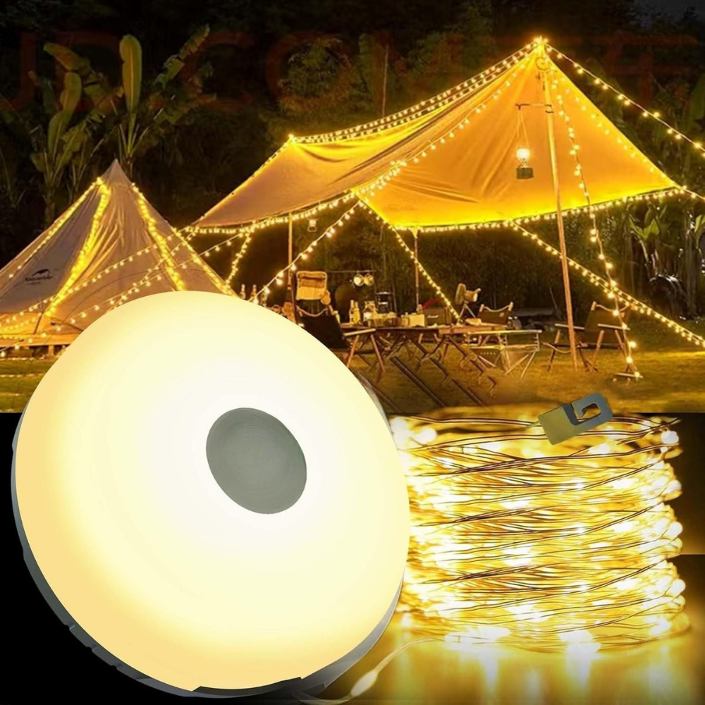 Ledlamp Lichtketting Multifunctionele Campinglamp Powerbank Buiten