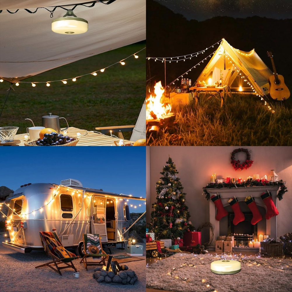 Ledlamp Lichtketting Multifunctionele Campinglamp Powerbank Buiten
