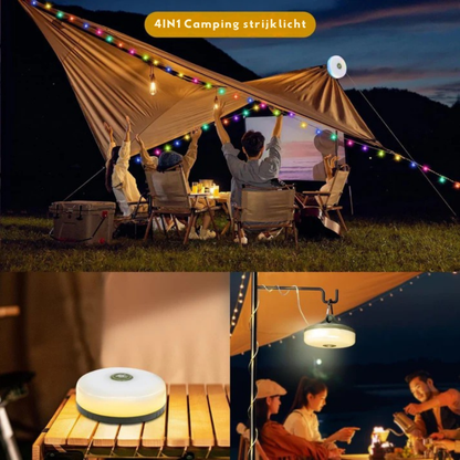 Ledlamp Lichtketting Multifunctionele Campinglamp Powerbank Buiten
