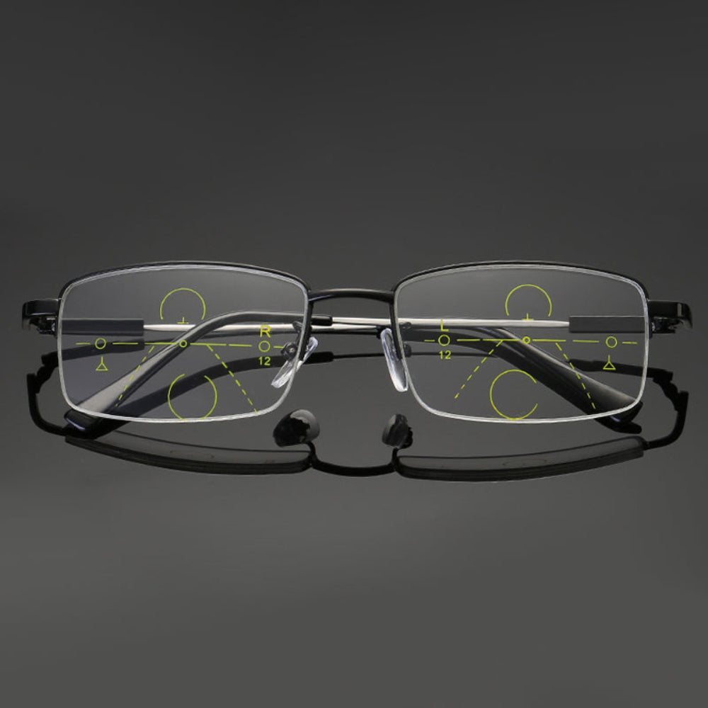 Leesbril Progressief Titanium Fotochromisch Blauwlichtfilter