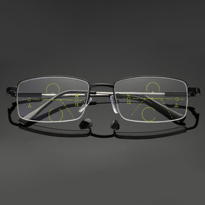 Leesbril Progressief Titanium Fotochromisch Blauwlichtfilter
