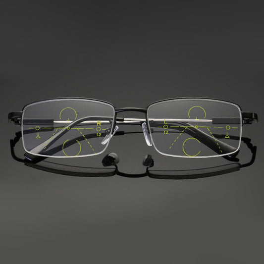 Leesbril Progressief Titanium Fotochromisch Blauwlichtfilter