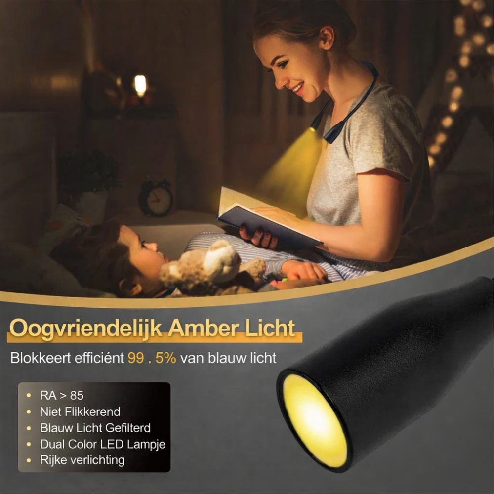 Leeslamp Neklamp LED Draadloos Flexibele Hals Lamp