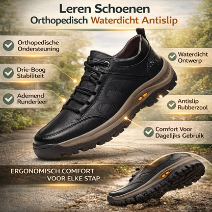 Leren Schoenen Orthopedisch Waterdicht Antislip