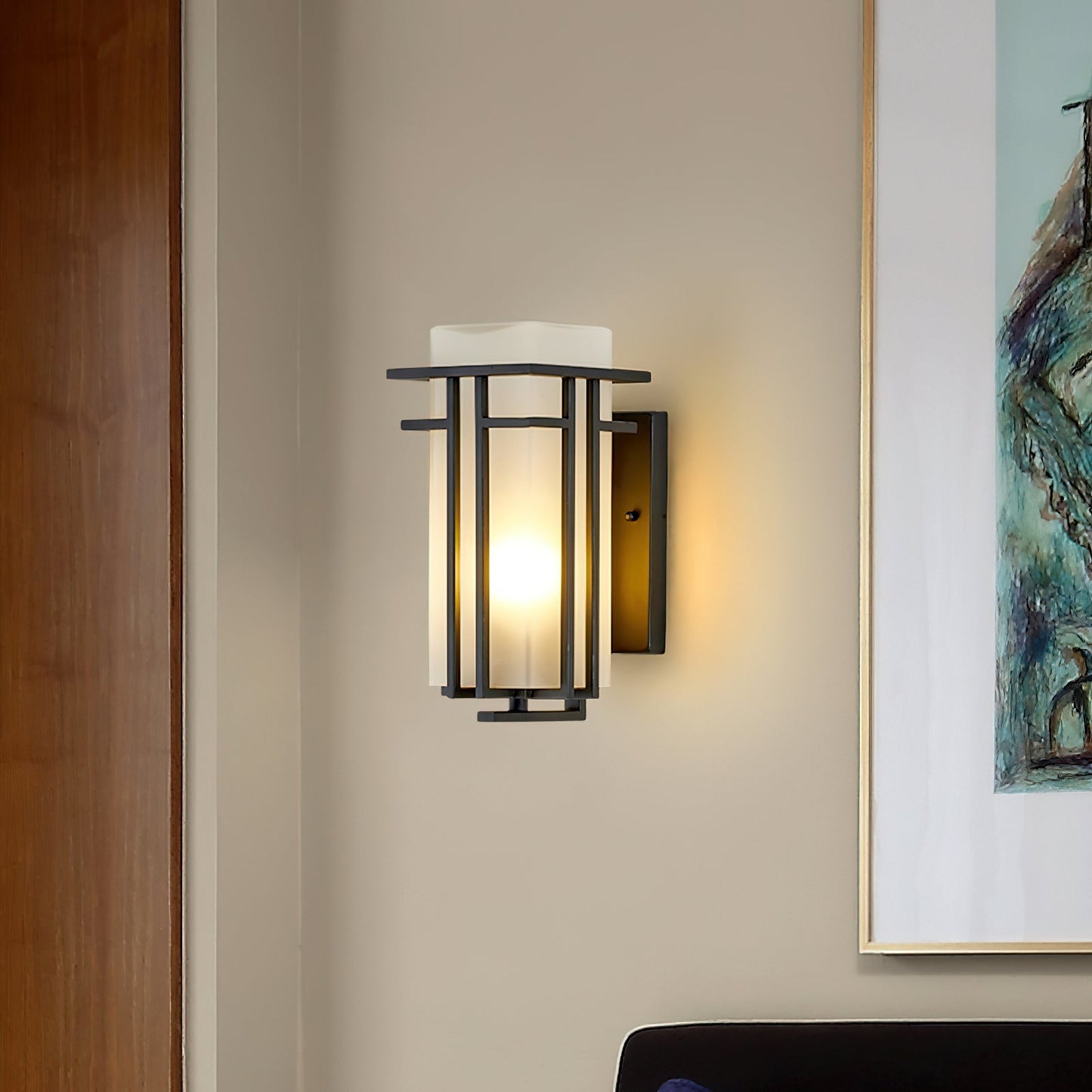 Retro IP65 Buitenmuurlamp met IJzeren Behuizing