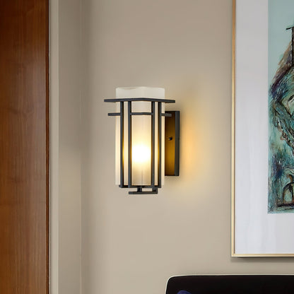 Retro IP65 Buitenmuurlamp met IJzeren Behuizing