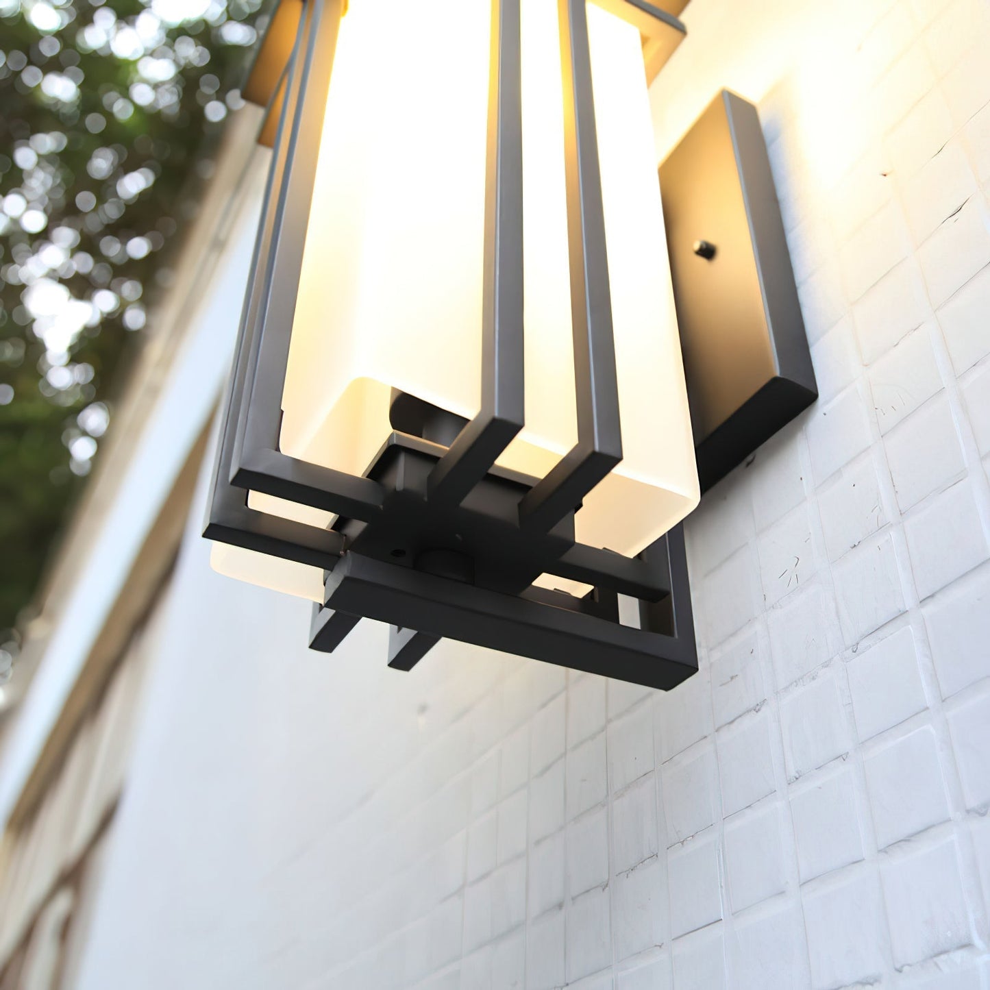 Retro IP65 Buitenmuurlamp met IJzeren Behuizing