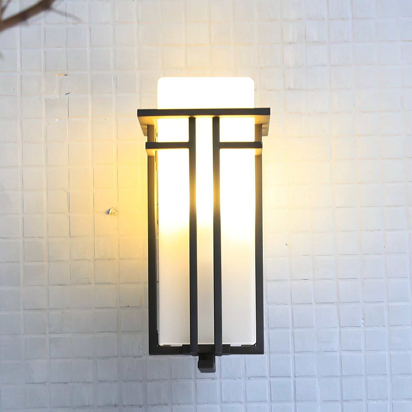 Retro IP65 Buitenmuurlamp met IJzeren Behuizing