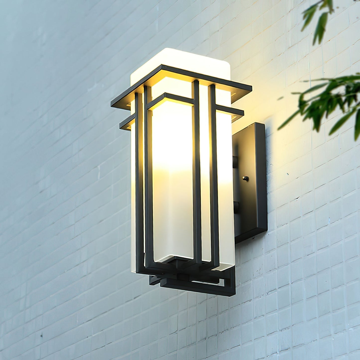 Retro IP65 Buitenmuurlamp met IJzeren Behuizing
