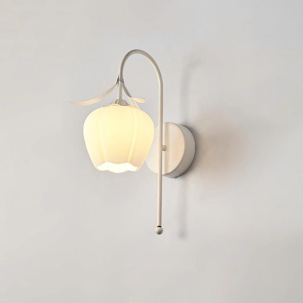 Creatief Bloemvormige Glazen Wandlamp