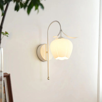 Creatief Bloemvormige Glazen Wandlamp