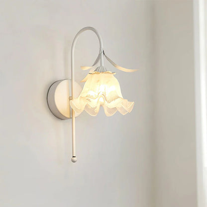 Creatief Bloemvormige Glazen Wandlamp