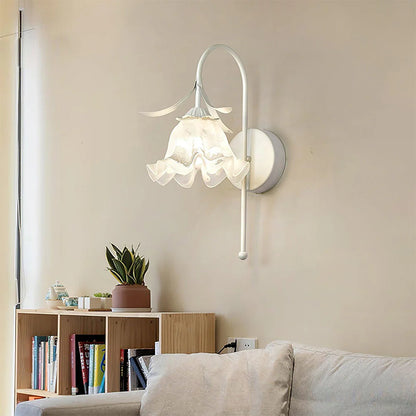 Creatief Bloemvormige Glazen Wandlamp