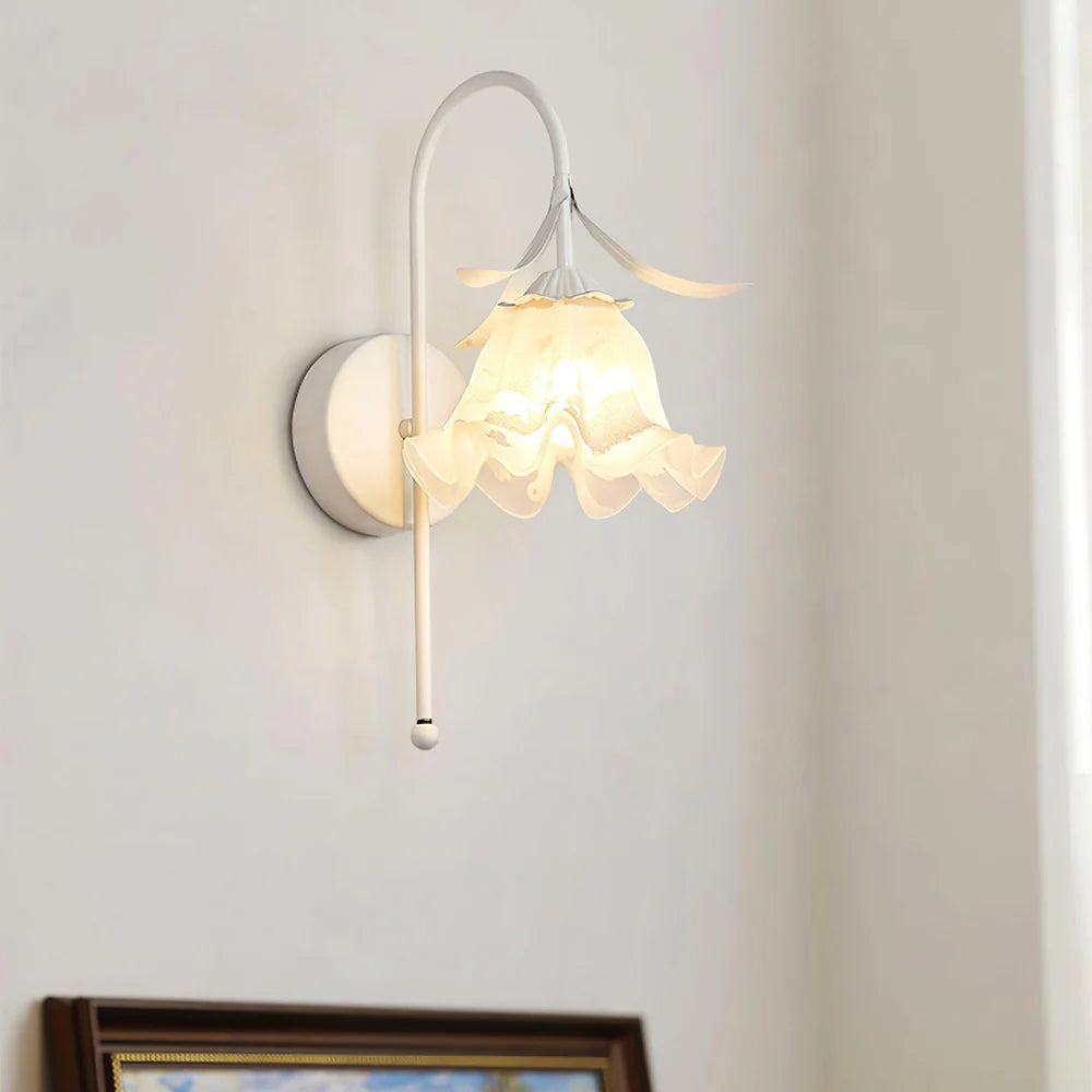 Creatief Bloemvormige Glazen Wandlamp