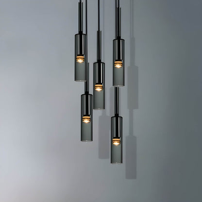 Scandinavisch Ontwerp Glazen Cilinder LED Hanglamp