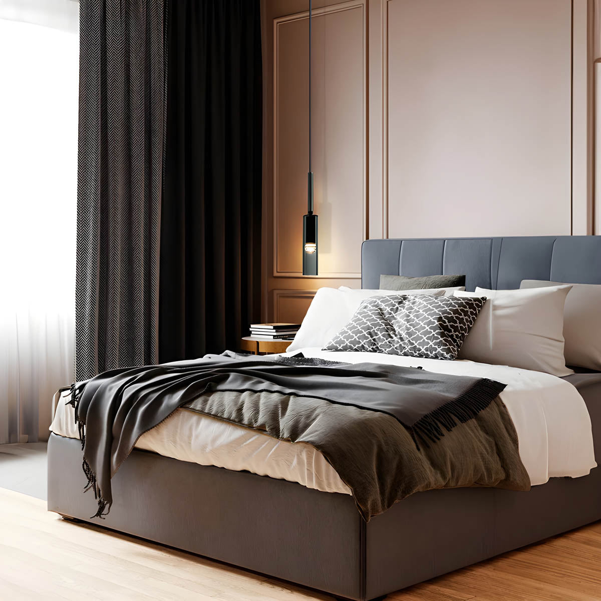 Scandinavisch Ontwerp Glazen Cilinder LED Hanglamp