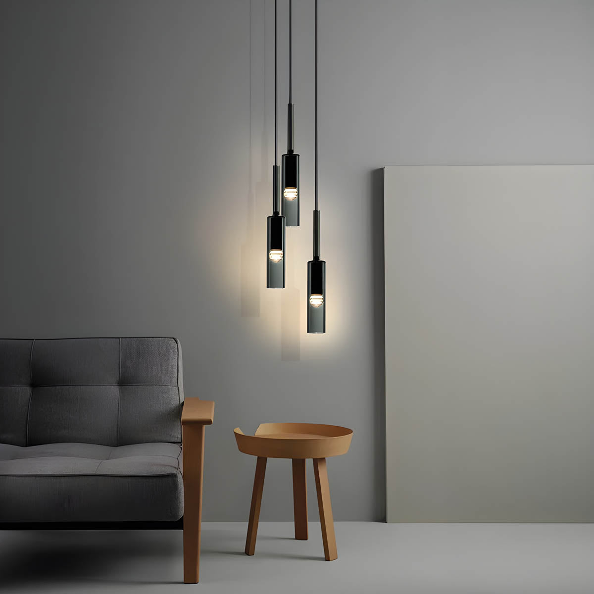 Scandinavisch Ontwerp Glazen Cilinder LED Hanglamp