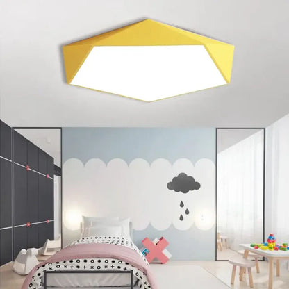 Luxe Pentagon Macaron Plafondlamp met Modern Design