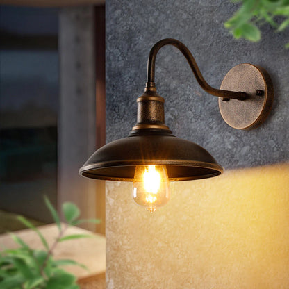 Komvormige IJzeren IP65 Waterdichte Buiten Wandlamp