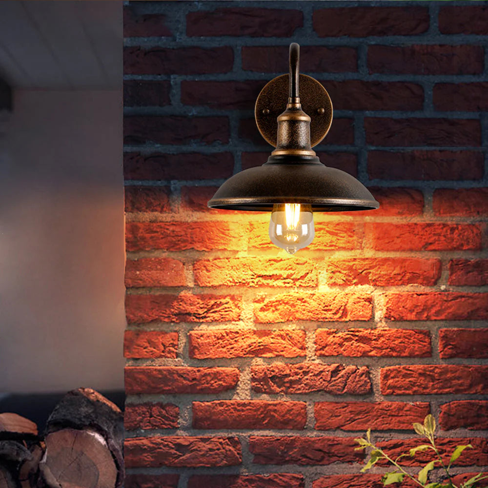 Komvormige IJzeren IP65 Waterdichte Buiten Wandlamp