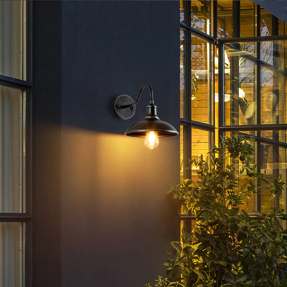Komvormige IJzeren IP65 Waterdichte Buiten Wandlamp