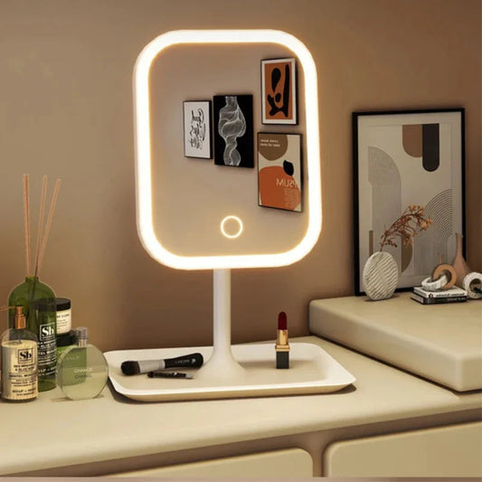Make Up Spiegel LED Tafelmodel Dimbaar Modern Design