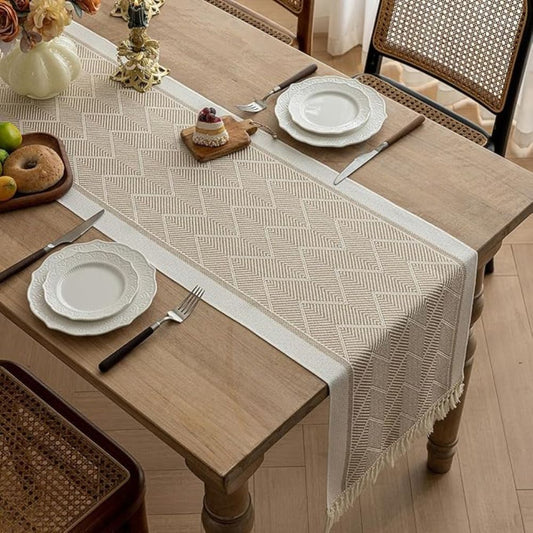 Microvezel Tafelloper Geweven Modern Eettafel Decoratie