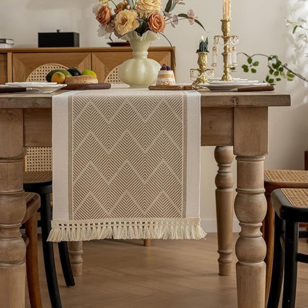 Microvezel Tafelloper Geweven Modern Eettafel Decoratie