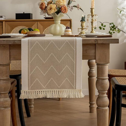 Microvezel Tafelloper Geweven Modern Eettafel Decoratie