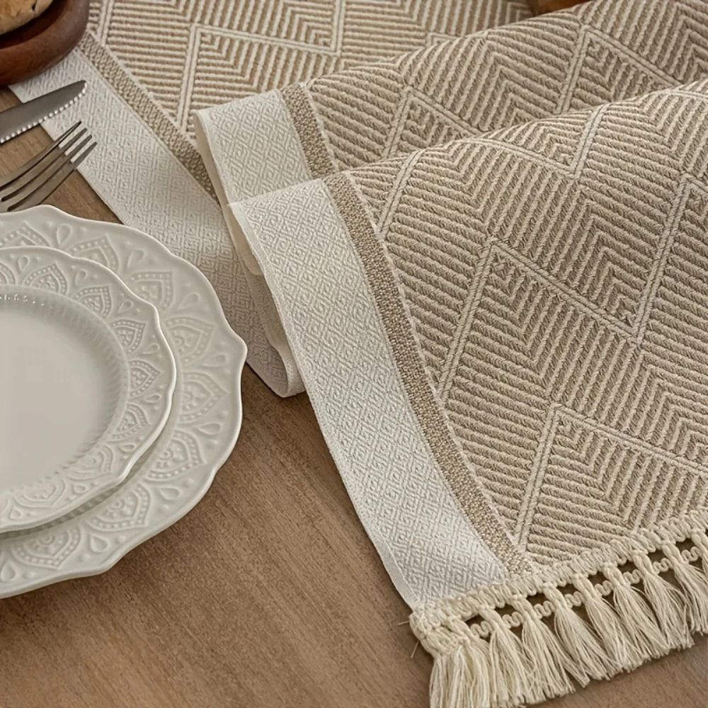 Microvezel Tafelloper Geweven Modern Eettafel Decoratie