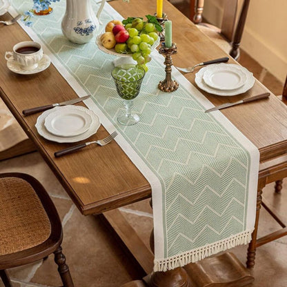Microvezel Tafelloper Geweven Modern Eettafel Decoratie