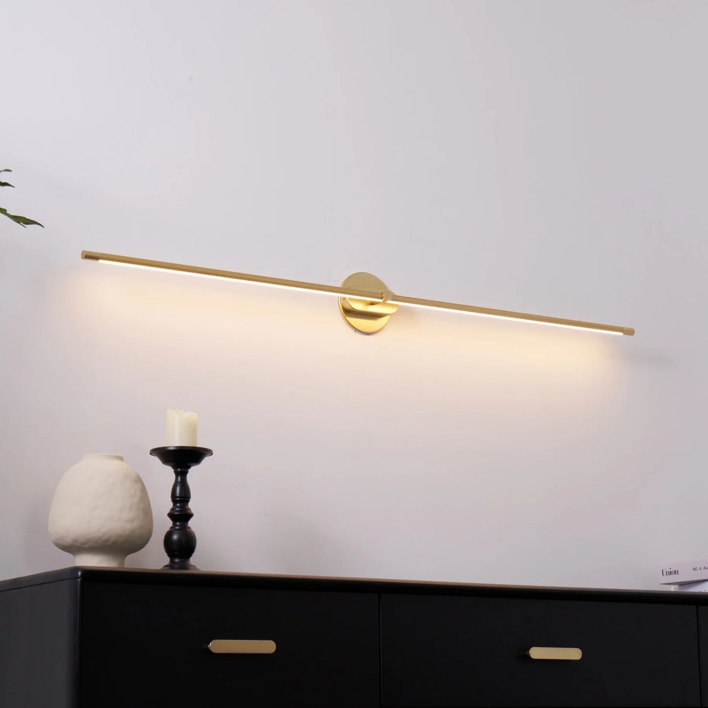 Minimalistische Strak Design Lineair wandlamp