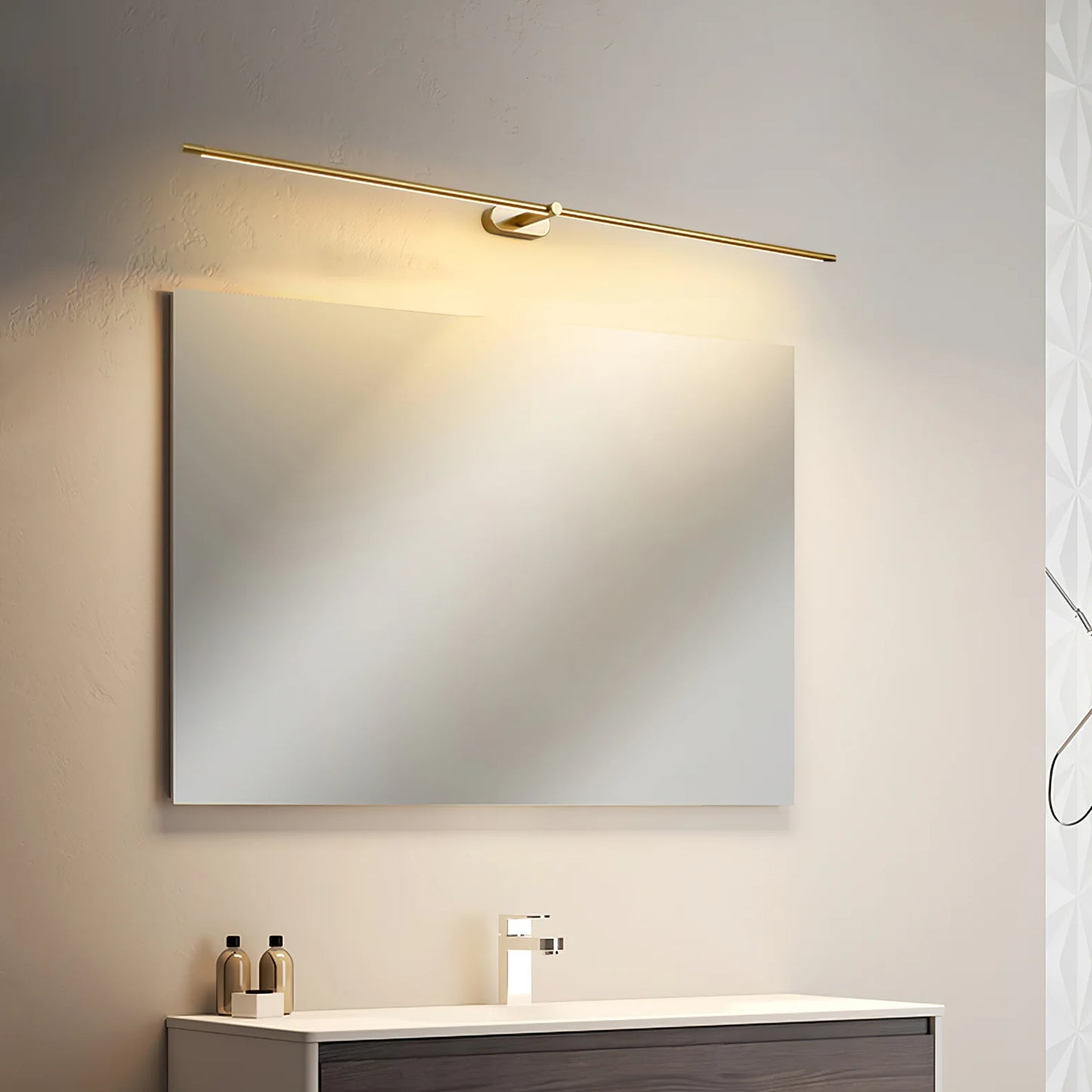 Minimalistische Strak Design Lineair wandlamp