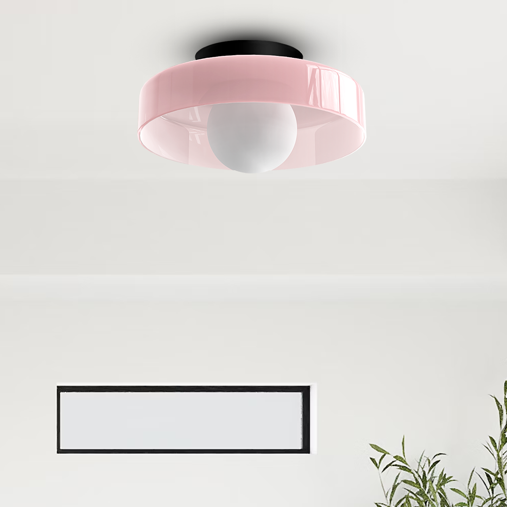 Plafondlamp Glas Rond Modern Minimalistisch Binnenverlichting