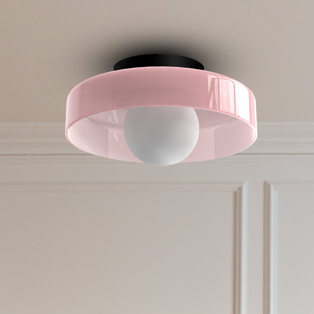 Plafondlamp Glas Rond Modern Minimalistisch Binnenverlichting