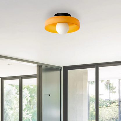 Plafondlamp Glas Rond Modern Minimalistisch Binnenverlichting