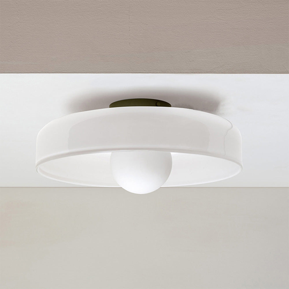 Plafondlamp Glas Rond Modern Minimalistisch Binnenverlichting