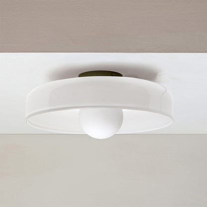 Plafondlamp Glas Rond Modern Minimalistisch Binnenverlichting