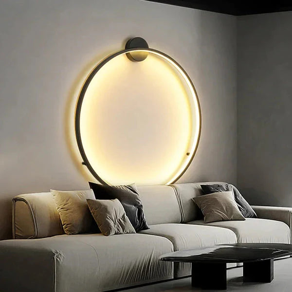 LumiRing - Minimalistische Ronde LED Wandlamp