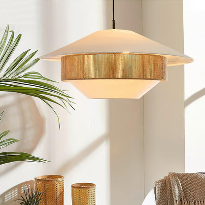 Aurora  Kunstzinnige Gemengde Geweven Hanglamp