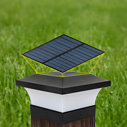 Moderne Zonne-Energie Lantaarn Buiten Post Licht