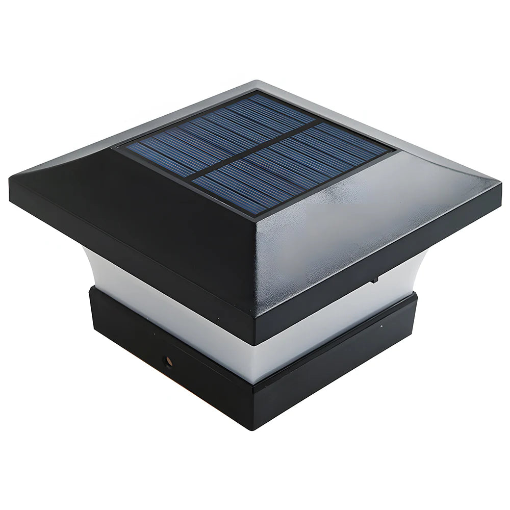 Moderne Zonne-Energie Lantaarn Buiten Post Licht