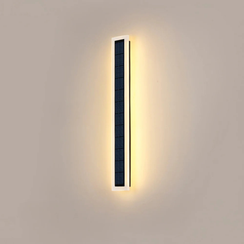 Moderne Solar Lange LED Buiten Wandlamp