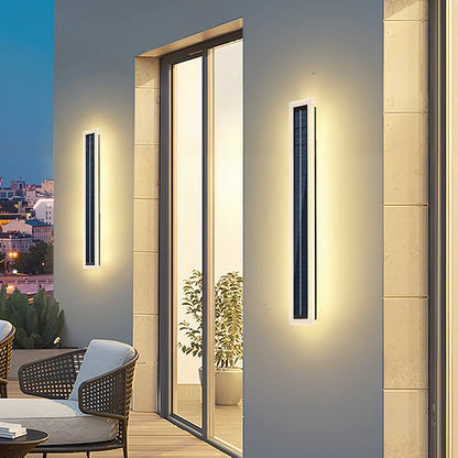 Moderne Solar Lange LED Buiten Wandlamp